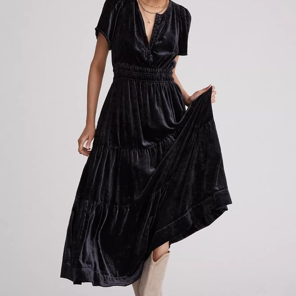 Anthropologie Dresses & Skirts - Anthropologie Somerset Velvet Maxi Dress